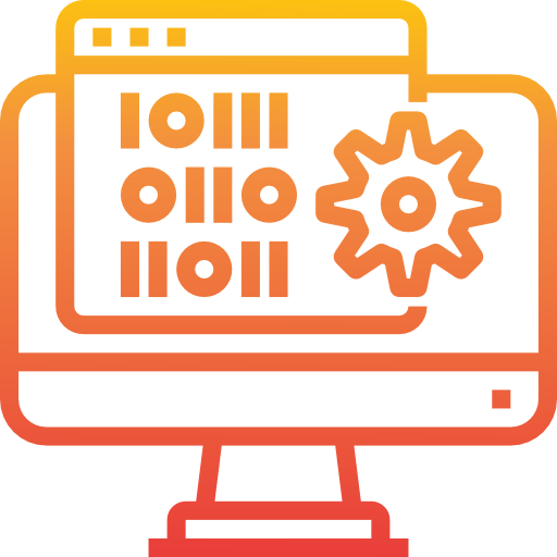 Binary code ícono