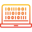 Binary code icon 64x64