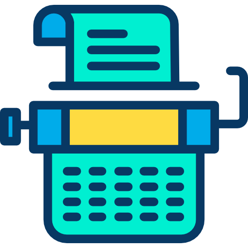 Typewriter icon