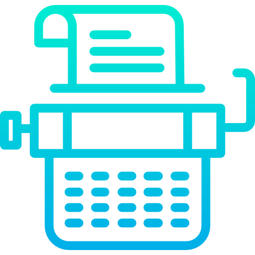 Typewriter icon