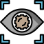 Eye scan icon 64x64