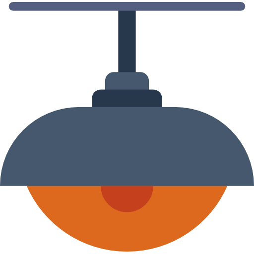 Ceiling lamp icon