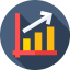 Bar chart icon 64x64