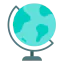 Earth globe icon 64x64