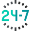 24 hours Symbol 64x64