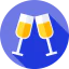 Champagne glass icon 64x64
