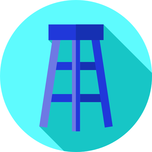 Bar stool icon
