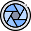 Camera lens icon 64x64