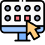 Cinema seat icon 64x64