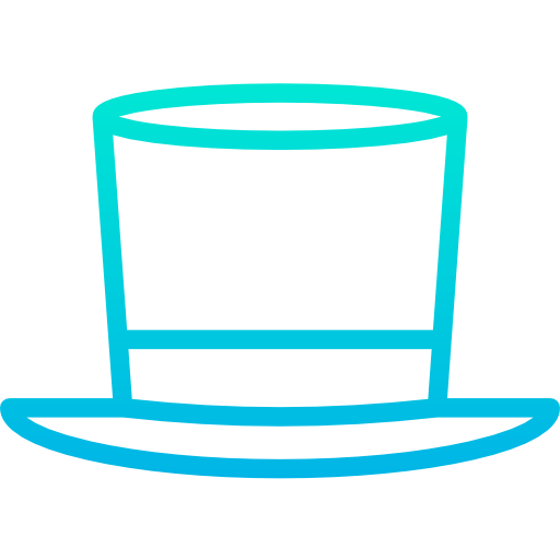 Top hat icon