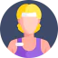 Sportswoman Ikona 64x64