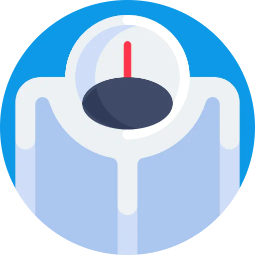 Weight scale icon