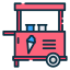Ice cream cart Symbol 64x64