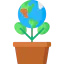 Green planet アイコン 64x64