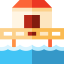 Stilt house icon 64x64