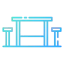 Picnic table icon 64x64