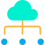 Cloud computing Ikona 64x64