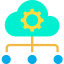 Cloud computing biểu tượng 64x64