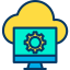 Cloud computing icon 64x64