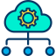 Cloud computing biểu tượng 64x64