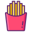 French fries icon 64x64