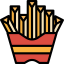 French fries icon 64x64