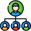 Hierarchy structure icon 64x64