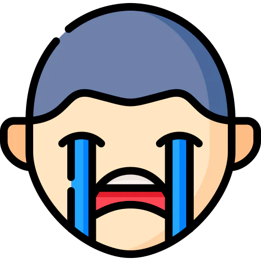 Crying icon