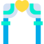 Wedding arch icon 64x64