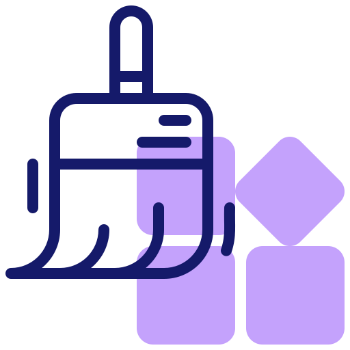 Cleaning tools icon