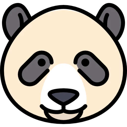 Panda bear icon