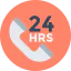 24 hours アイコン 64x64