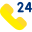 24 hours support ícono 64x64