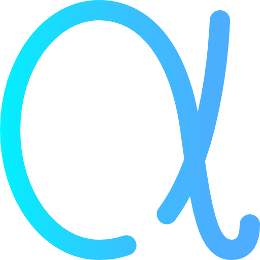 Alpha icon