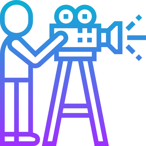Camera operator icon