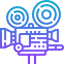 Cinema camera Symbol 64x64