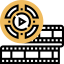Film reel icon 64x64