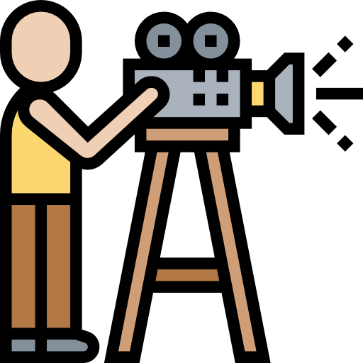 Camera operator ícono