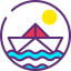Paper boat Symbol 64x64