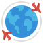 Worldwide shipping icon 64x64