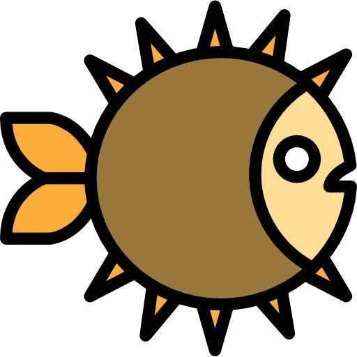 Puffer fish icon