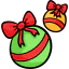 Christmas ball icon 64x64