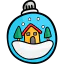 Christmas ball icon 64x64