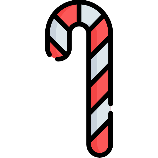 Candy cane icon