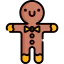 Gingerbread man ícono 64x64