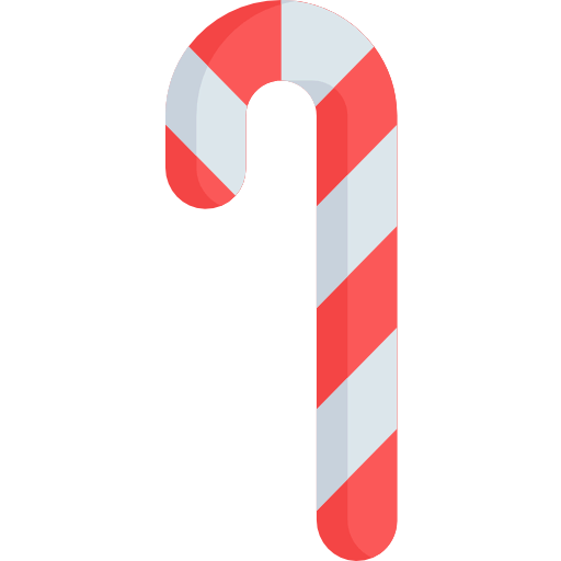 Candy cane icon