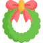 Christmas wreath icon 64x64