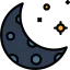Crescent moon Ikona 64x64
