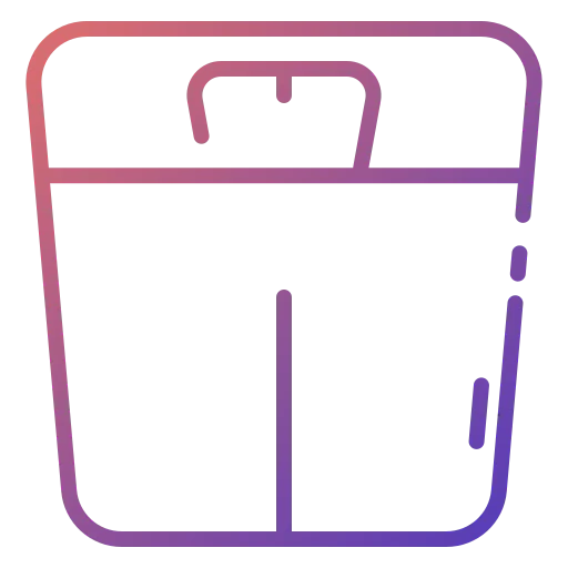 Weight scale icon
