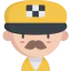 Taxi driver icon 64x64